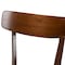 Baxton Studio Reba Mid-Century Light Beige Fabric and Walnut Brown Finished Wood 5-PC Dining Set 180-10813-11082-Zoro - alternate 4